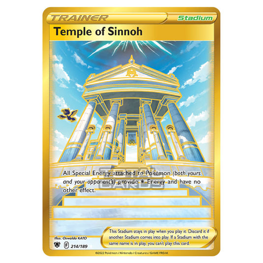 Pokemon - Sword & Shield - Astral Radiance - Temple of Sinnoh - 214/189