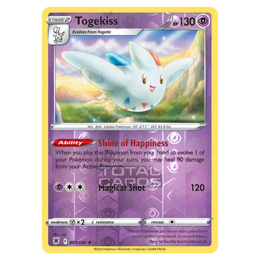 Pokemon - Sword & Shield - Astral Radiance - Togekiss - 057/189 - (Reverse Holo)