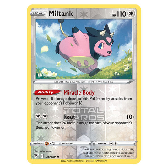 Pokemon - Sword & Shield - Astral Radiance - Miltank - 126/189 - (Reverse Holo)