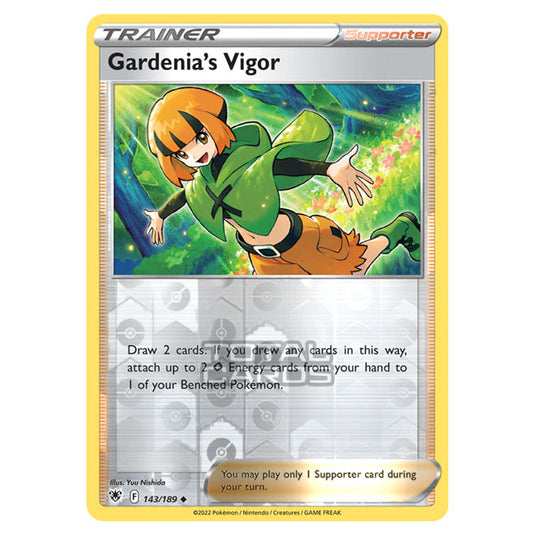 Pokemon - Sword & Shield - Astral Radiance - Gardenia's Vigor - 143/189 - (Reverse Holo)