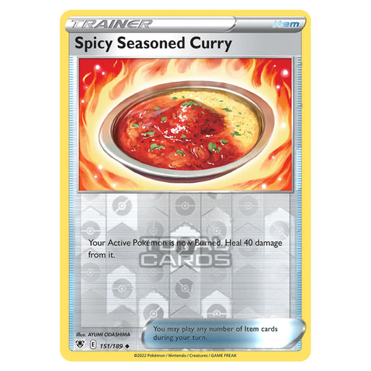 Pokemon - Sword & Shield - Astral Radiance - Spicy Seasoned Curry - 151/189 - (Reverse Holo)