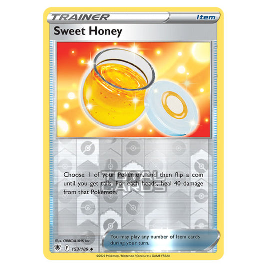 Pokemon - Sword & Shield - Astral Radiance - Sweet Honey - 153/189 - (Reverse Holo)