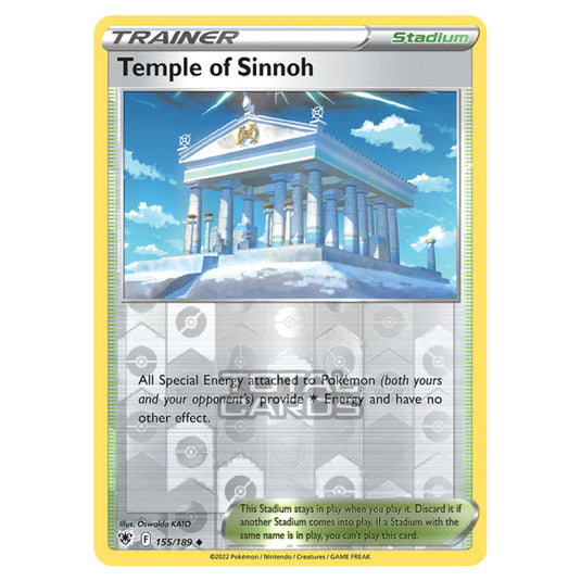 Pokemon - Sword & Shield - Astral Radiance - Temple of Sinnoh - 155/189 - (Reverse Holo)
