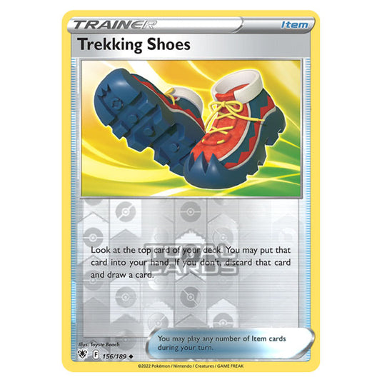 Pokemon - Sword & Shield - Astral Radiance - Trekking Shoes - 156/189 - (Reverse Holo)