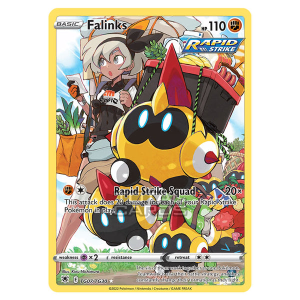 falinks rapid strike pokemon card value POKEMON BATTLE STYLES RARE FALINKS 083/163 NM/MINT PACK FRESH