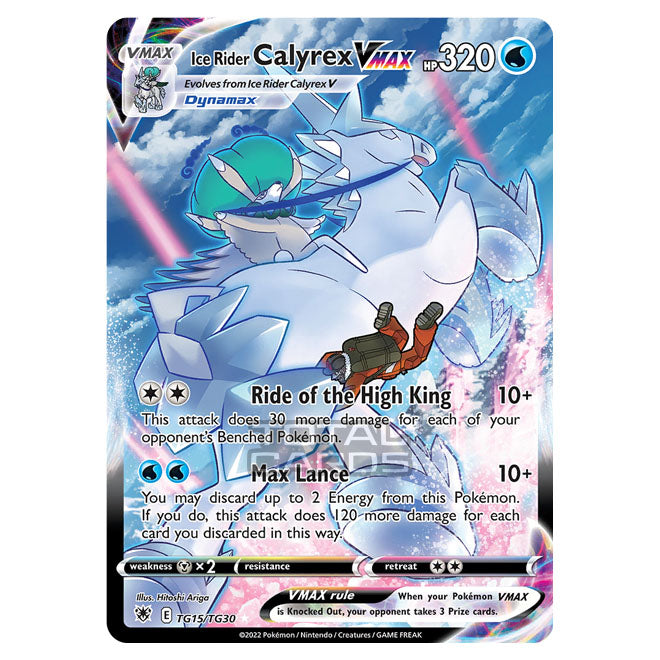 Pokemon - Sword & Shield - Astral Radiance - Ice Rider Calyrex VMAX - Pokemon - Sword & Shield - Astral Radiance - Ice Rider Calyrex VMAX -