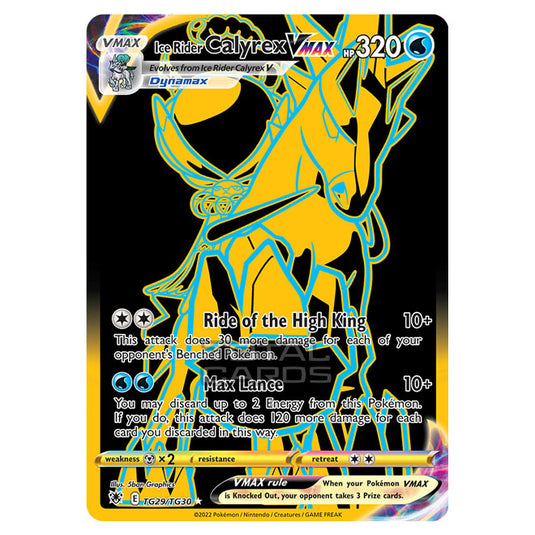 Pokemon - Sword & Shield - Astral Radiance - Ice Rider Calyrex VMAX - TG29/TG30