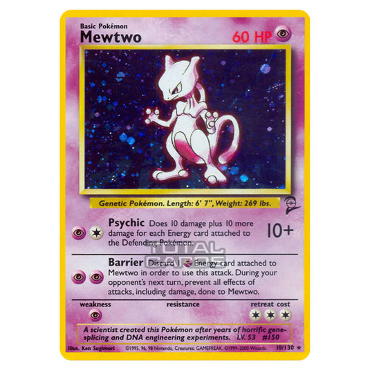 Pokemon - Base - Base Set 2 - Mewtwo - 10/130