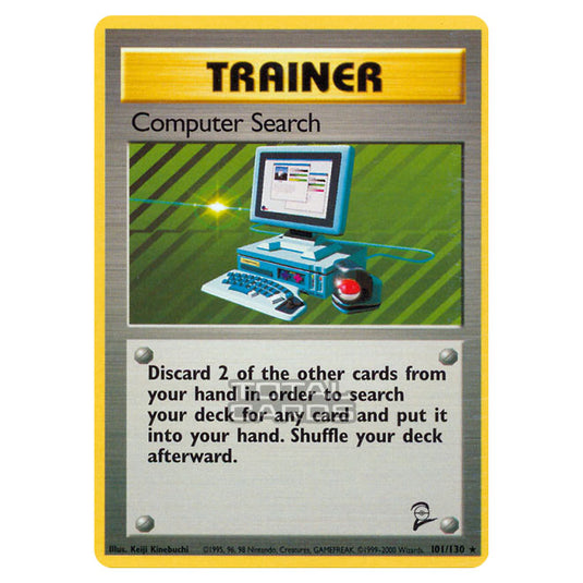 Pokemon - Base - Base Set 2 - Computer Search - 101/130