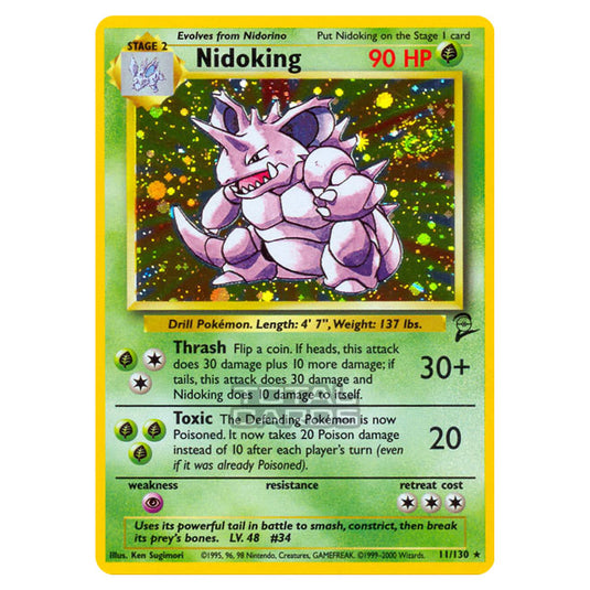 Pokemon - Base - Base Set 2 - Nidoking - 11/130