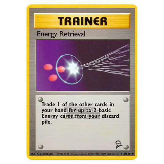 Pokemon - Base - Base Set 2 - Energy Retrieval - 110/130