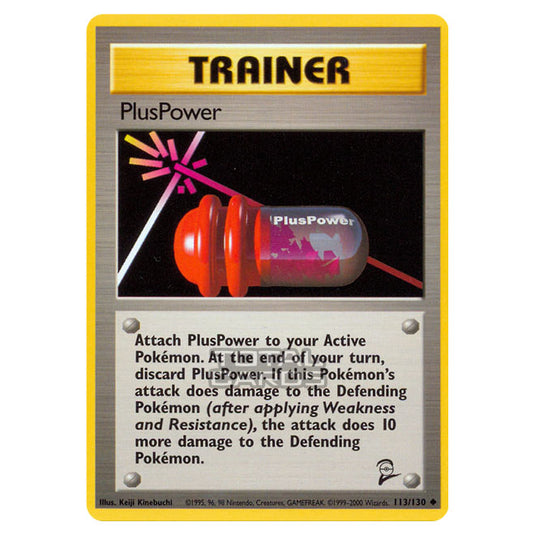 Pokemon - Base - Base Set 2 - PlusPower - 113/130