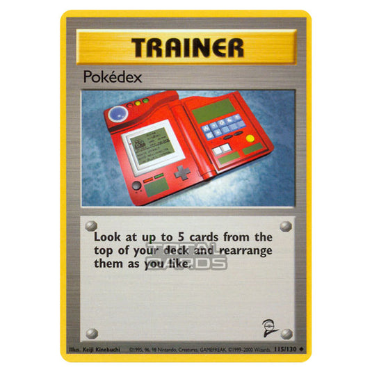 Pokemon - Base - Base Set 2 - Pokédex - 115/130