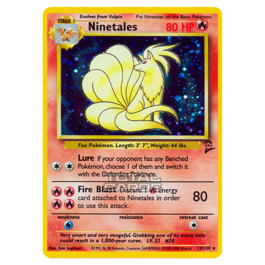 Pokemon - Base - Base Set 2 - Ninetales - 13/130