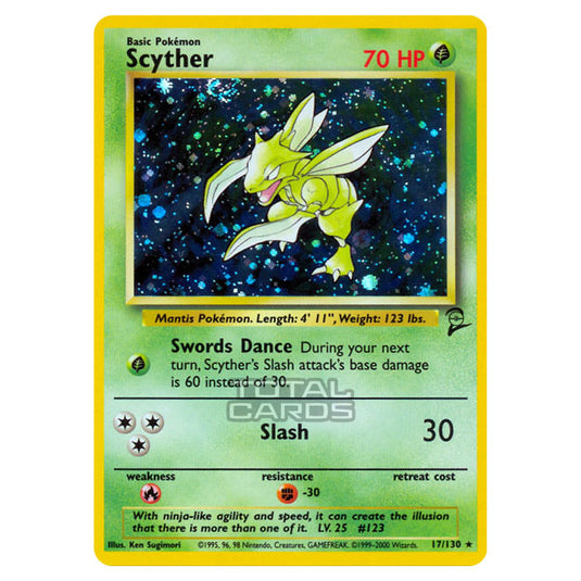 Pokemon - Base - Base Set 2 - Scyther - 17/130