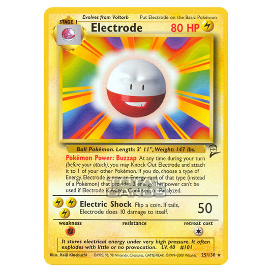 Pokemon - Base - Base Set 2 - Electrode - 25/130