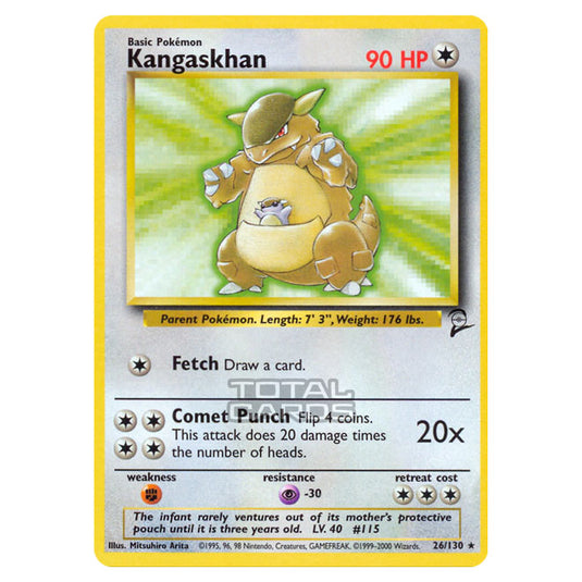 Pokemon - Base - Base Set 2 - Kangaskhan - 26/130