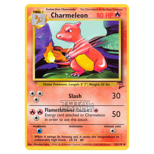 Pokemon - Base - Base Set 2 - Charmeleon - 35/130