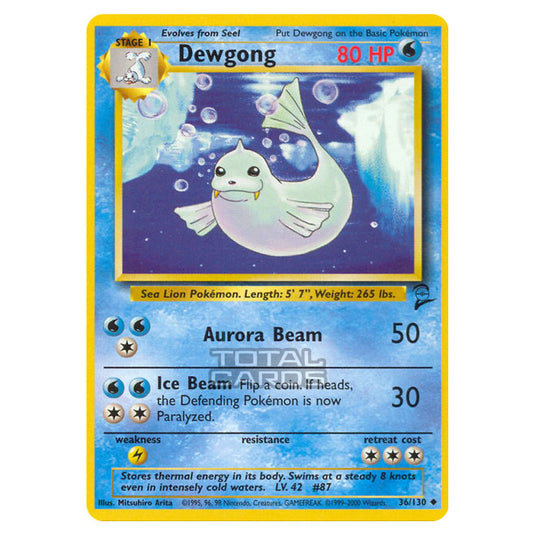 Pokemon - Base - Base Set 2 - Dewgong - 36/130