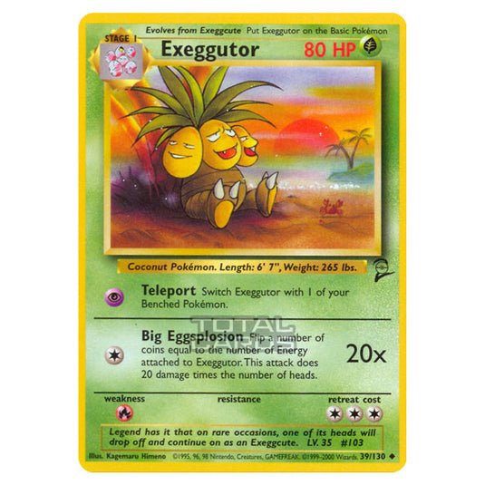 Pokemon - Base - Base Set 2 - Exeggutor - 39/130