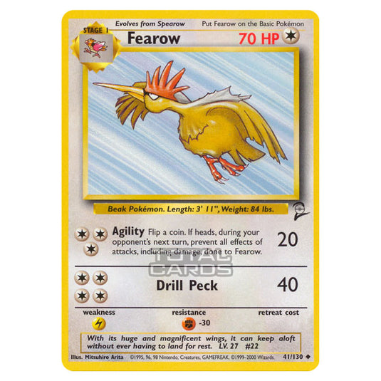 Pokemon - Base - Base Set 2 - Fearow - 41/130