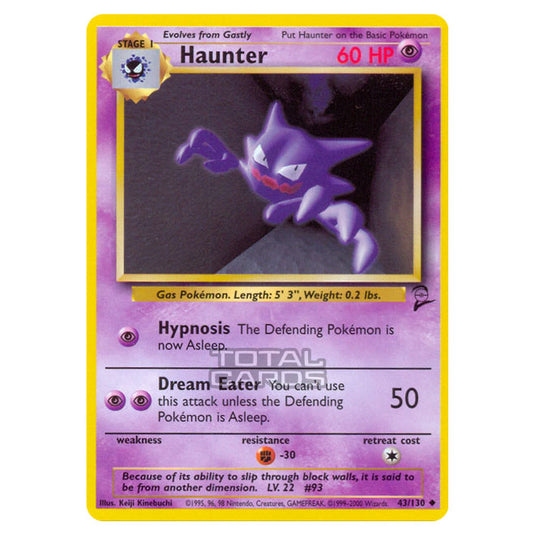 Pokemon - Base - Base Set 2 - Haunter - 43/130