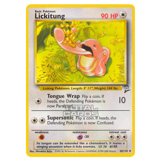 Pokemon - Base - Base Set 2 - Lickitung - 48/130