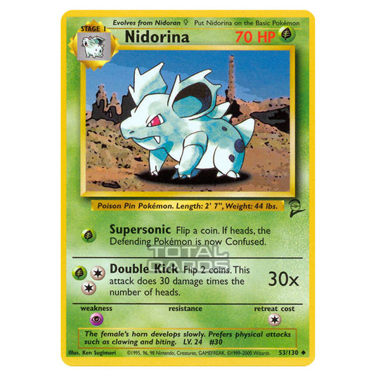 Pokemon - Base - Base Set 2 - Nidorina - 53/130