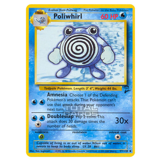 Pokemon - Base - Base Set 2 - Poliwhirl - 57/130