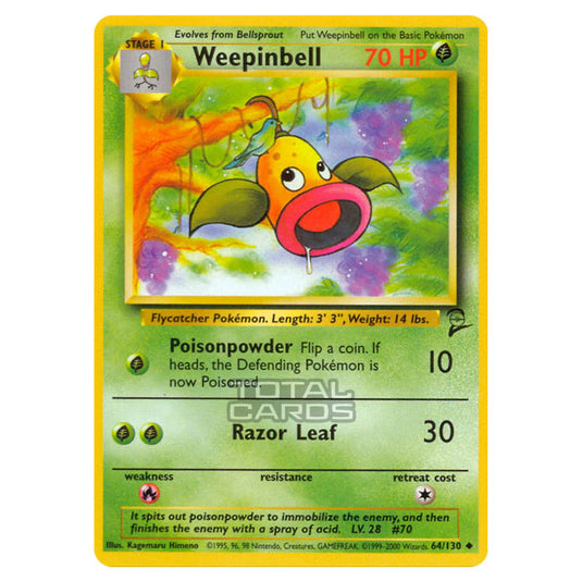 Pokemon - Base - Base Set 2 - Weepinbell - 64/130