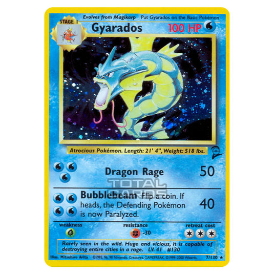 Pokemon - Base - Base Set 2 - Gyarados - 7/130