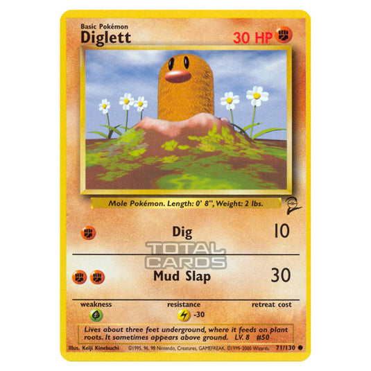 Pokemon - Base - Base Set 2 - Diglett - 71/130