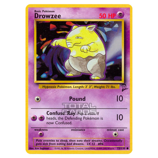 Pokemon - Base - Base Set 2 - Drowzee - 73/130