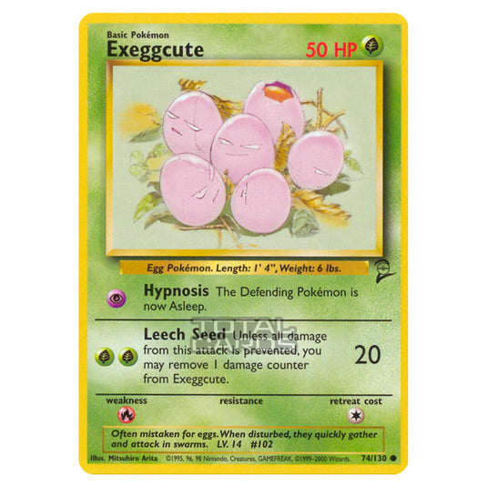 Pokemon - Base - Base Set 2 - Exeggcute - 74/130