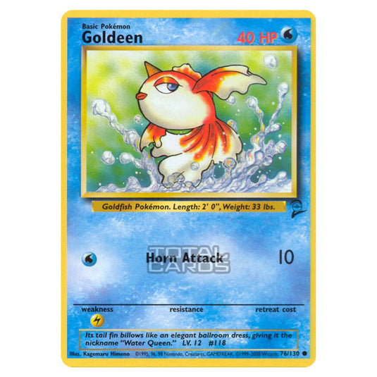 Pokemon - Base - Base Set 2 - Goldeen - 76/130