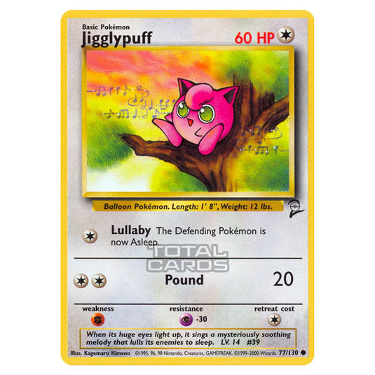 Pokemon - Base - Base Set 2 - Jigglypuff - 77/130