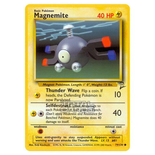 Pokemon - Base - Base Set 2 - Magnemite - 79/130