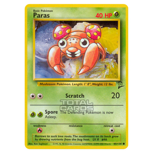 Pokemon - Base - Base Set 2 - Paras - 85/130