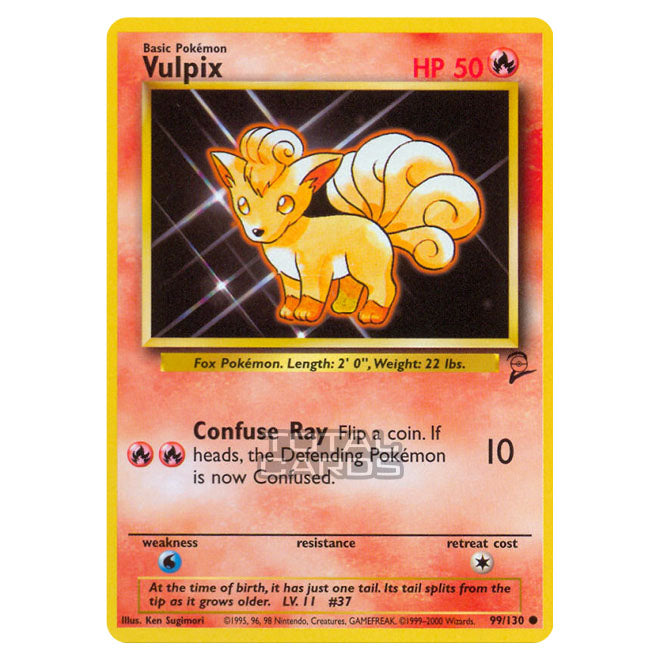 Pokemon - Base - Base Set 2 - Vulpix - 99/130