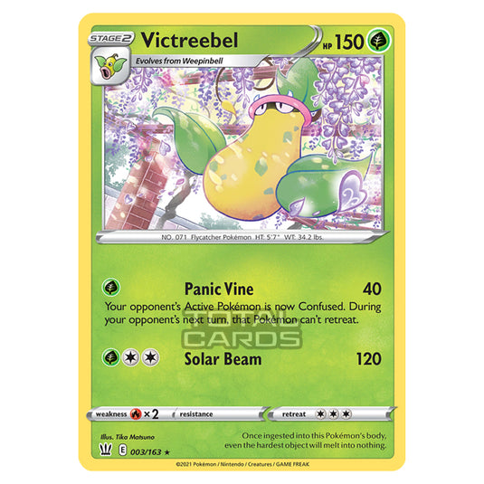 Pokemon - Sword & Shield - Battle Styles - Victreebel - 003/163