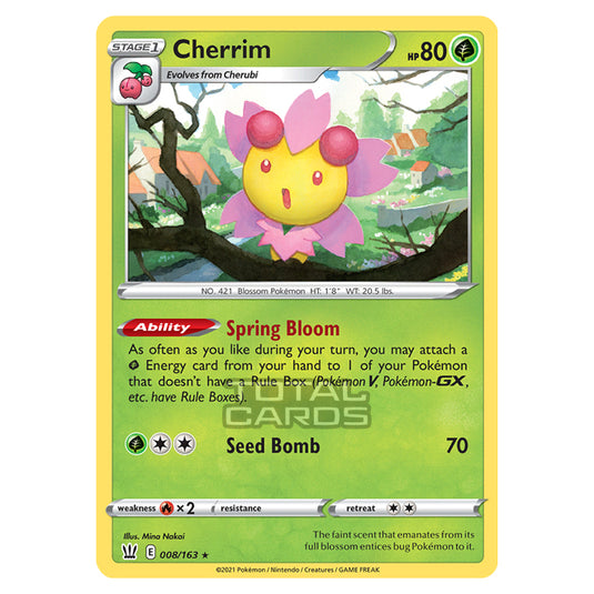 Pokemon - Sword & Shield - Battle Styles - Cherrim - 008/163