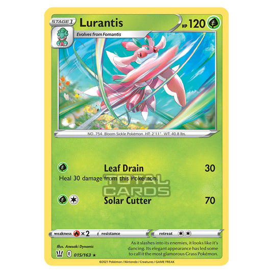 Pokemon - Sword & Shield - Battle Styles - Lurantis - 015/163