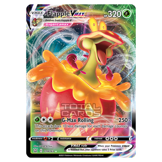 Pokemon - Sword & Shield - Battle Styles - Flapple VMAX - 019/163