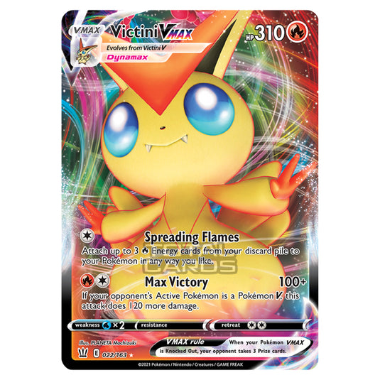 Pokemon - Sword & Shield - Battle Styles - Victini VMAX - 022/163