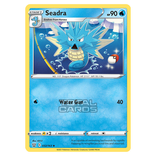 Pokemon - Sword & Shield - Battle Styles - Seadra - 032/163