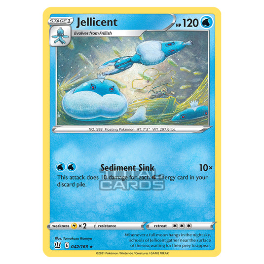 Pokemon - Sword & Shield - Battle Styles - Jellicent - 042/163