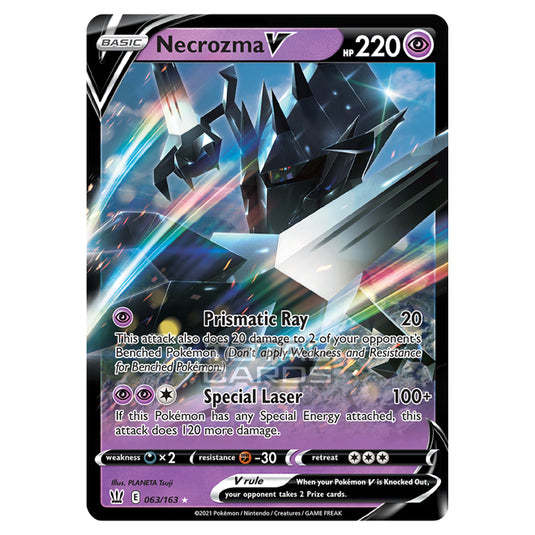 Pokemon - Sword & Shield - Battle Styles - Necrozma V - 063/163