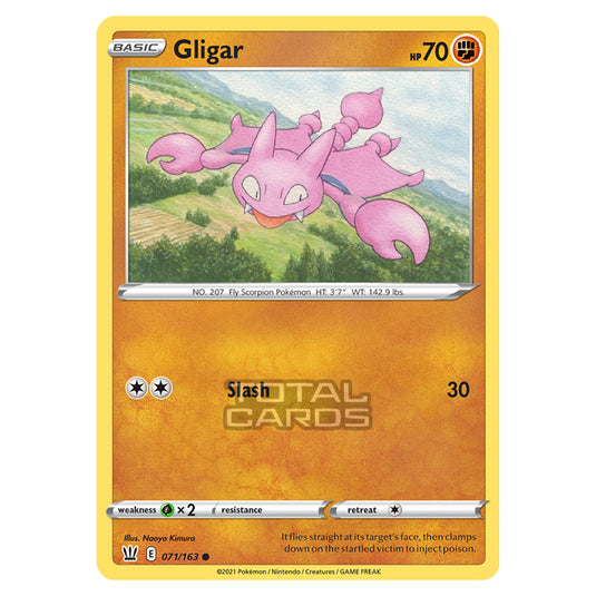 Pokemon - Sword & Shield - Battle Styles - Gligar - 071/163