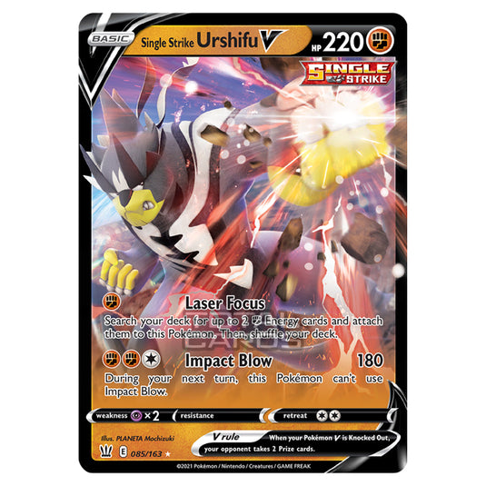 Pokemon - Sword & Shield - Battle Styles - Single Strike Urshifu V - 085/163