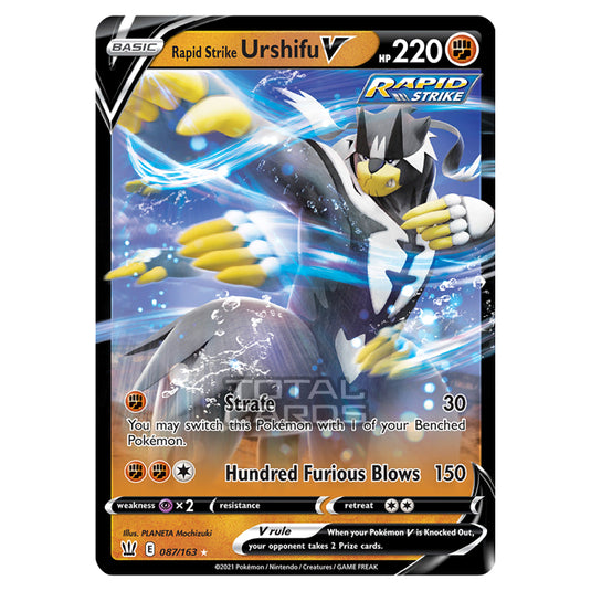 Pokemon - Sword & Shield - Battle Styles - Rapid Strike Urshifu V - 087/163